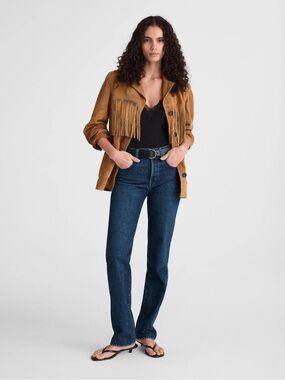 Madewell The Longline Straight Jean McKinney Wash Size 29
